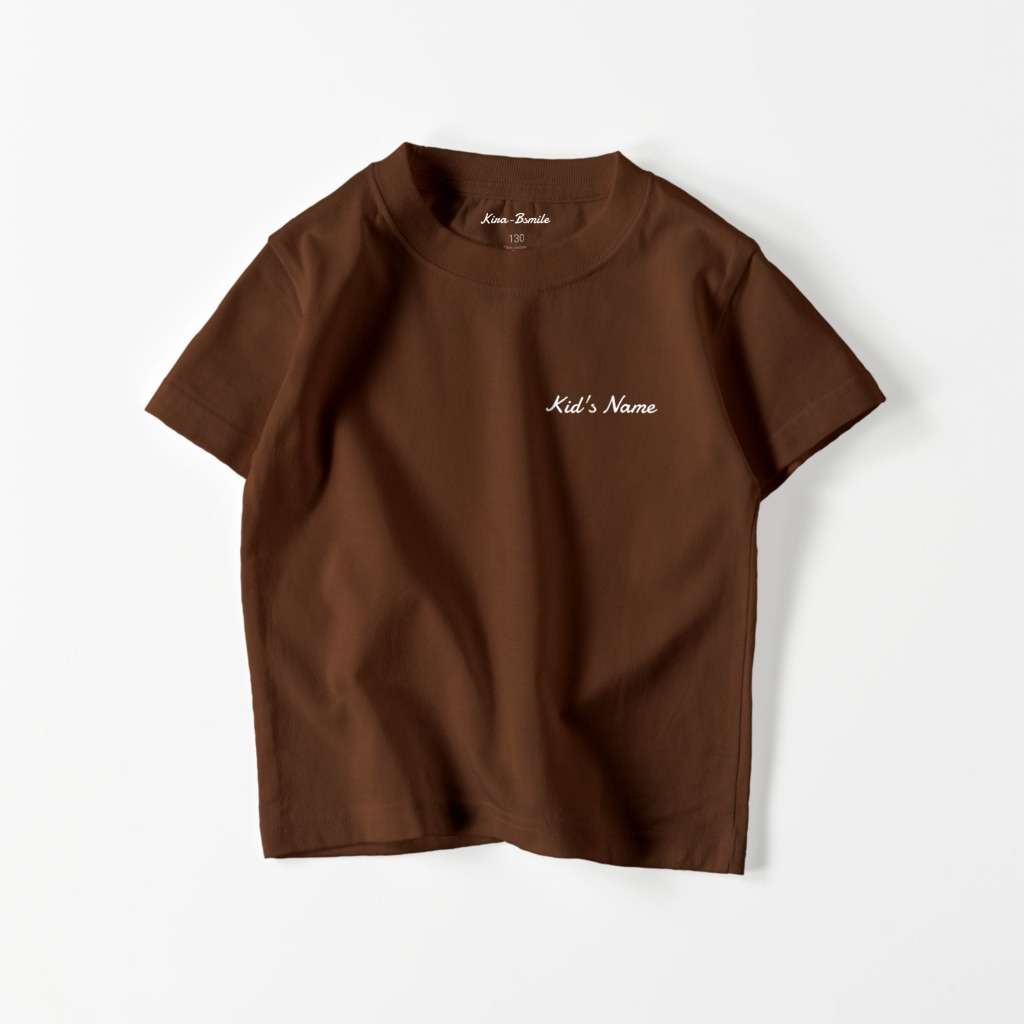 Tシャツ キッズ ダークブラウン ¥5,490（税込）